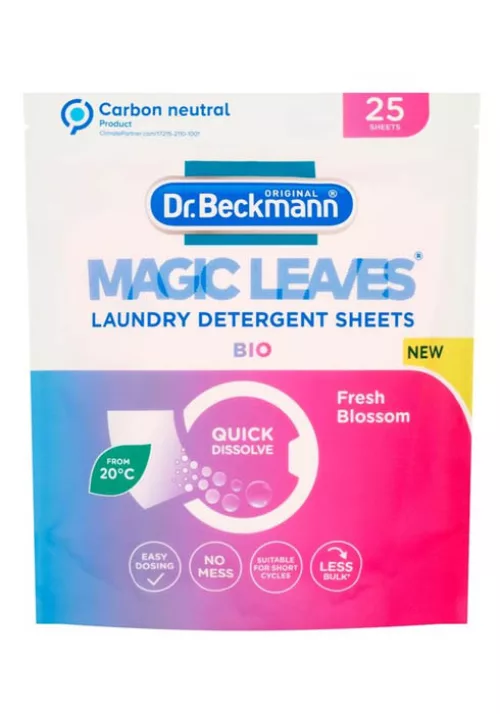 Dr. Beckmann Bio Fresh Blossom pyykinpesuainelakanat 25 pesua 100g
