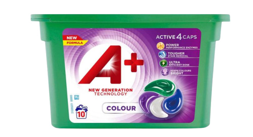 A+ Active4 Caps Colour pyykinpesukapselit 10kpl