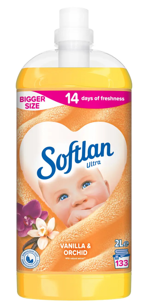 Softlan Huuhteluaine Softlan Ultra Vanilla & Orchid 2L