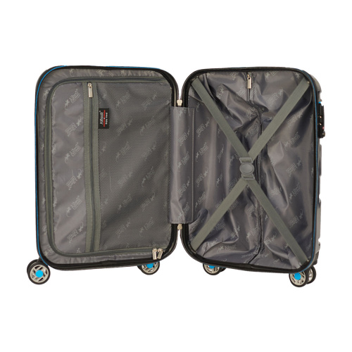 Alezar Advances Matkalaukku Musta/Sininen 24