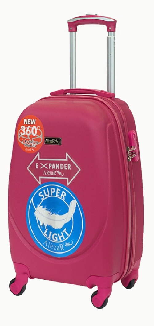 Alezar Salsa matkalaukku 4 pyörä punainen (20