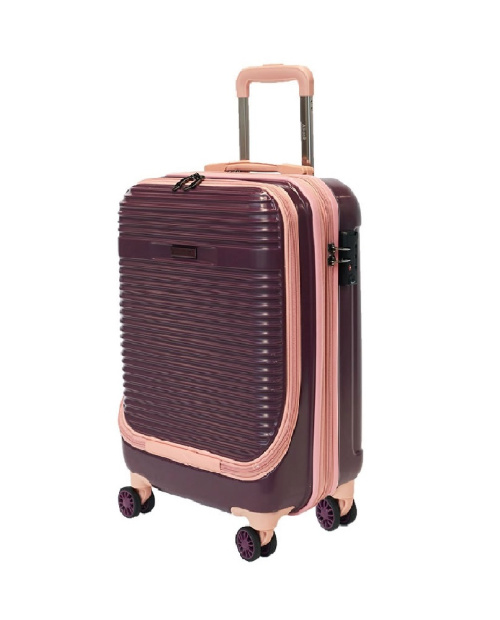 Lentolaukku coffee/pink 20