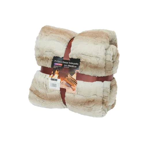 Torkkupeitto 200*240 cm sherpa vaalea
