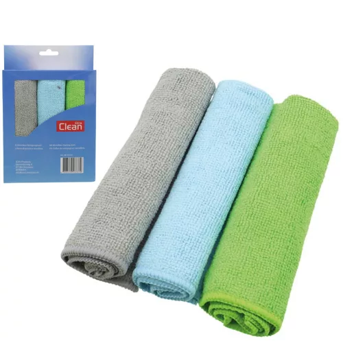 Mikrokuituliinat CLEAN 3 kpl 32x32cm