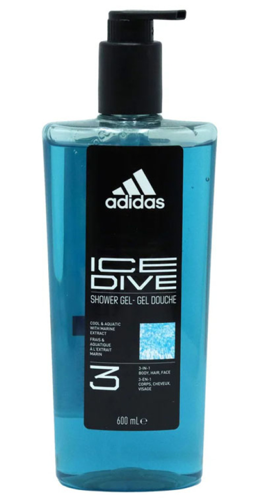 Adidas Ice Dive suihkugeeli 600ml