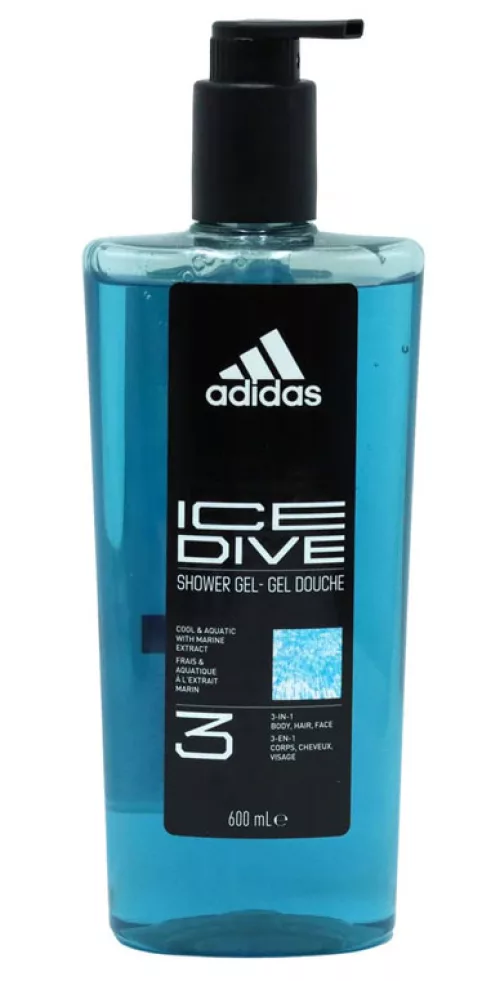 Adidas Ice Dive suihkugeeli 600ml