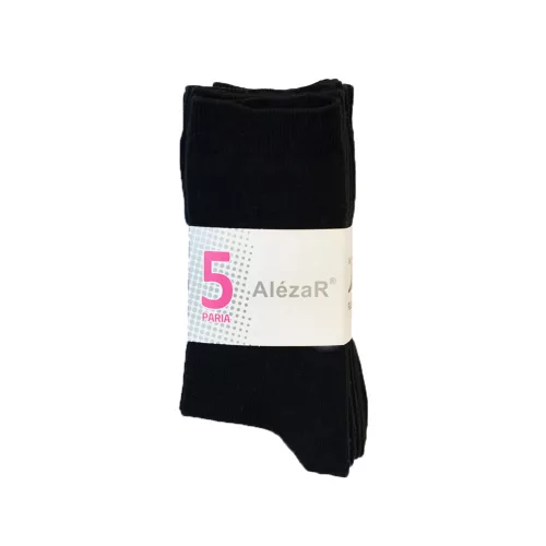 AlezaR N.Sukat 36-38 Musta 5Kpl