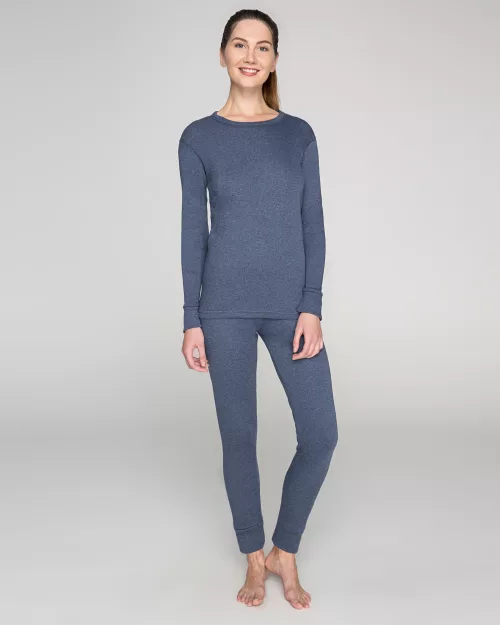 TF Plain Interlock Adult Set Navy Blue L