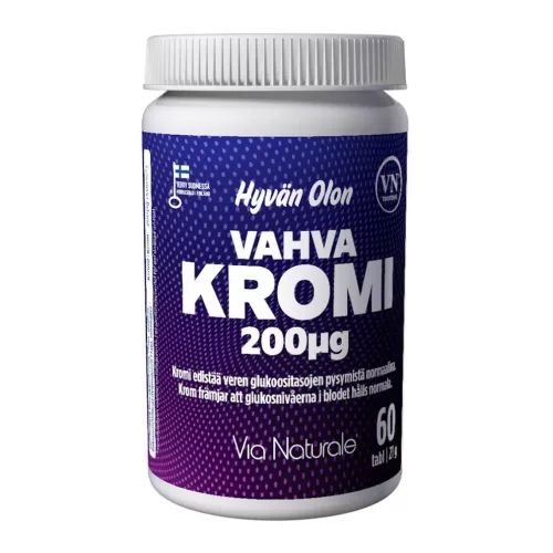 Via Naturale Vahva Kromi 200 µg/ 60tabl