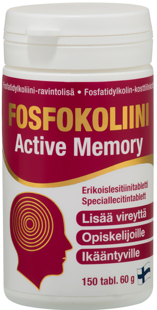 Fosfokoliini Active Memory fosfatidylkoliinitabletti 150 tabl 