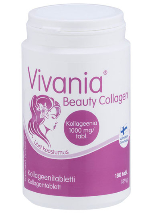 Vivania Beauty Collagen – uusi 180 tabl.