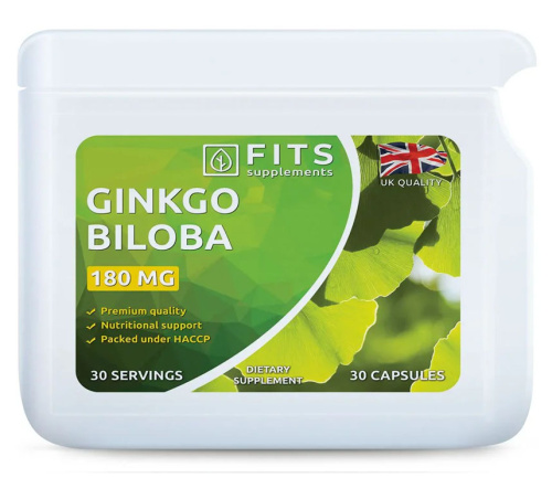 Ginkgo Biloba 180mg 30 capsules
