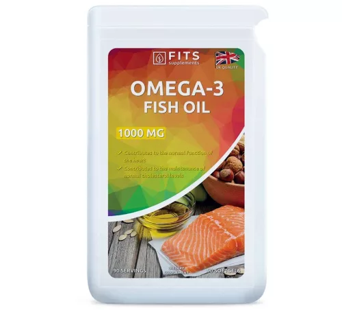 Omega-3 Kalaöljy 1000mg 90 geelikapselia 