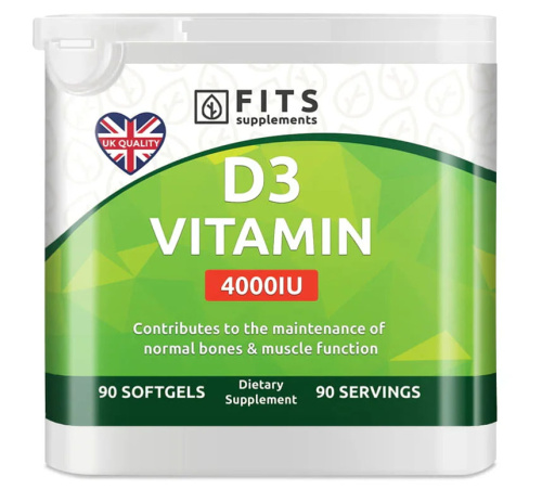 Vitamin D3 4000IU 90 softgels