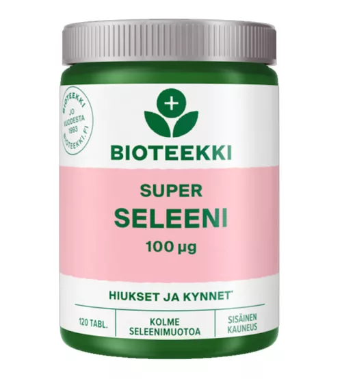 Bioteekki Super Seleeni ravintolisä 120 tabl