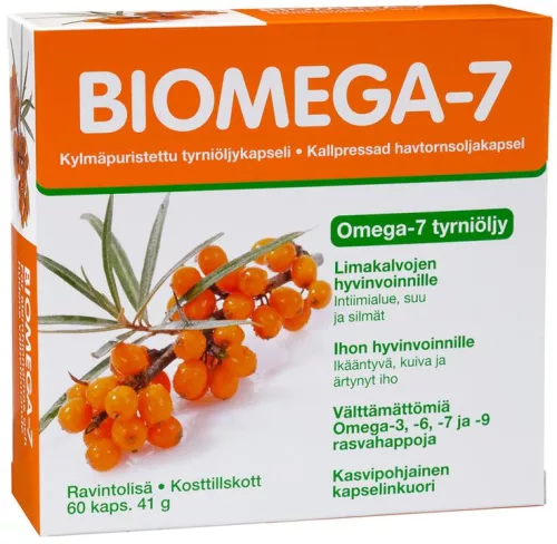 Biomega-7 Tyrniöljy 60kaps