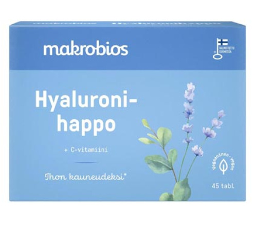 Makrobios Hyaluronihappo+C-vitamiini 23g 45tabl