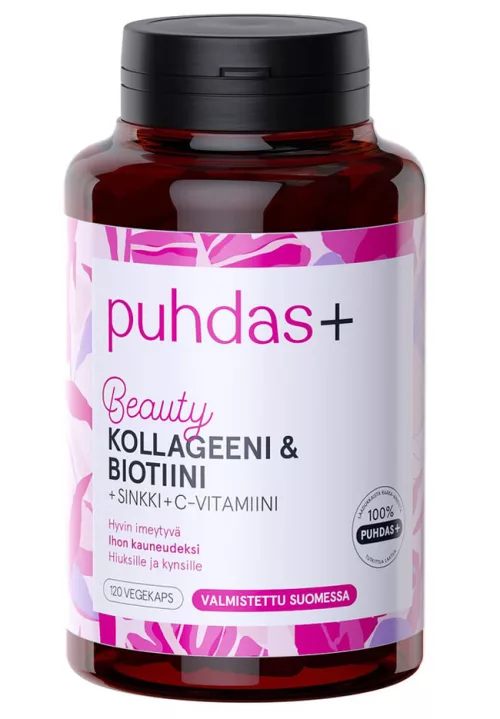 Puhdas+ Beauty Kollageeni&biotiini 120 kaps