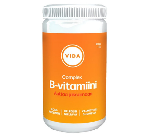 Vida Complex B-vitamiini 90 tablettia 79g B-vitamiinivalmiste