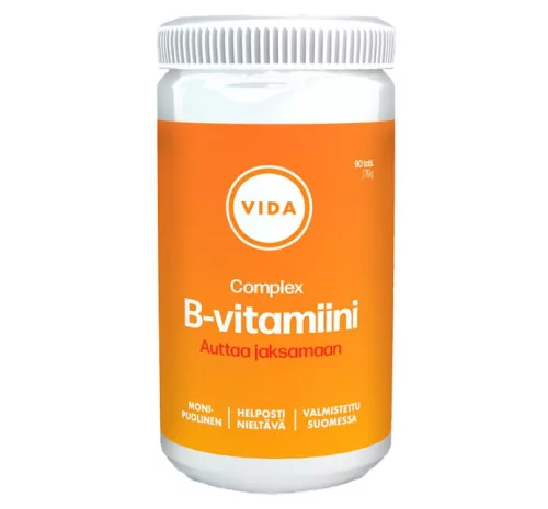 Vida Complex B-vitamiini 90 tablettia 79g B-vitamiinivalmiste