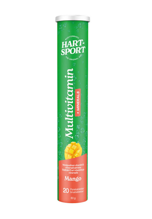 Hart-Sport Multivitamin + Minerals poretabletti Mango 20 tbl