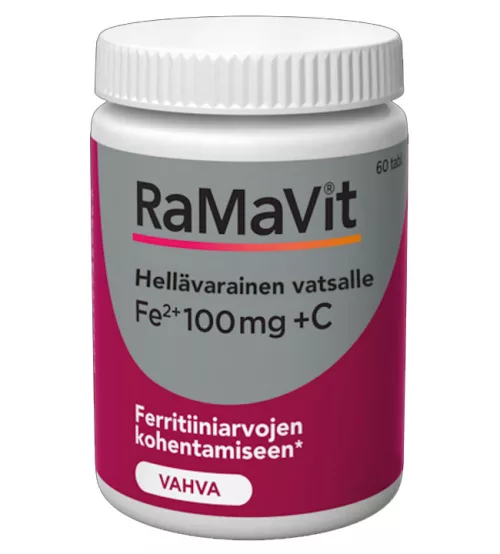 Bioteekki Ramavit Rauta 100 mg 60 tabl.