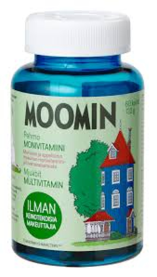 Moomin Pehmo Monivitamiini 60 kpl
