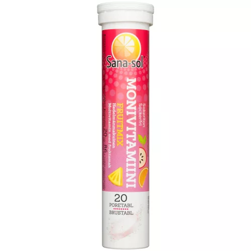 Sana-sol pore Monivitam Fruitmix 20tabl