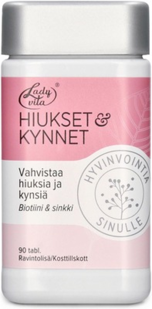 LadyVita 90tabl Hiukset & Kynnet Vahvist