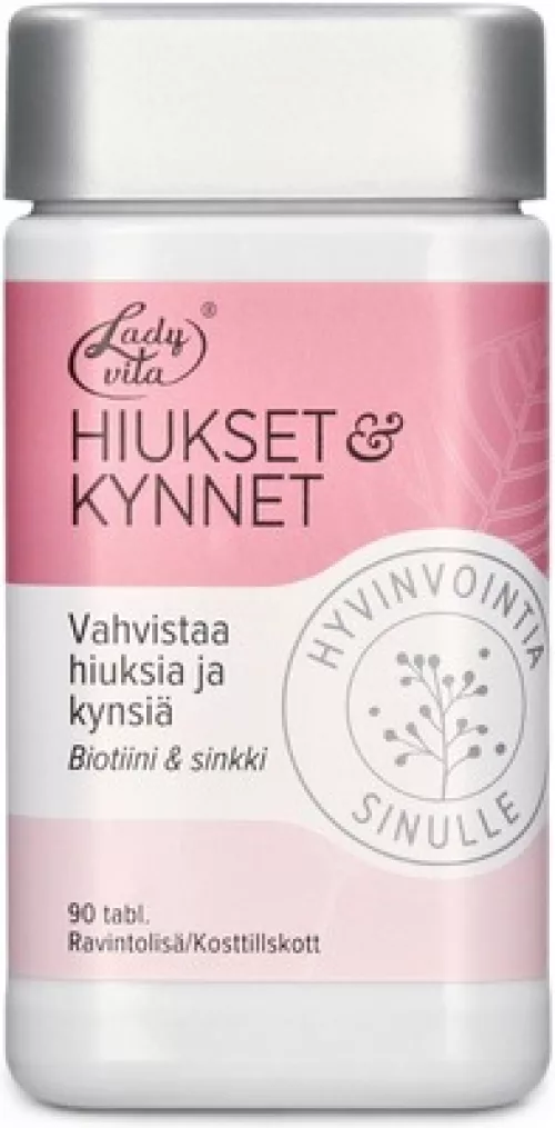 LadyVita 90tabl Hiukset & Kynnet Vahvist
