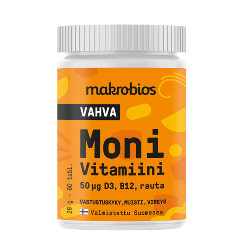 Makrobios Vahva monivitamiini 60tab 28g
