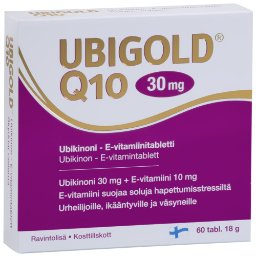 Ubigold Q10 30 mg 60 tabl /21g