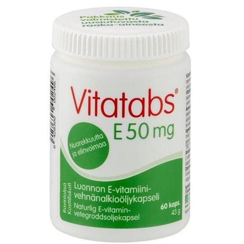 Vitatabs E 50mg 60kaps/43g