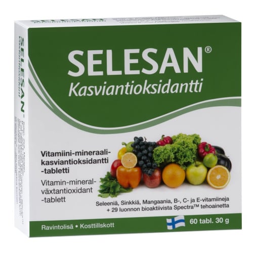 Selesan Kasviantioksidantti+kromi 60tab.