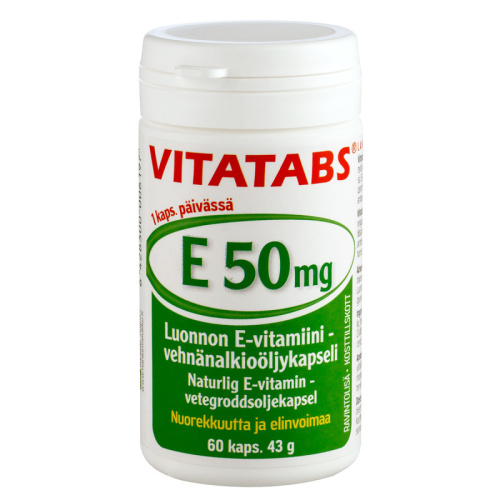 Vitatabs E 50mg 60kaps/43g