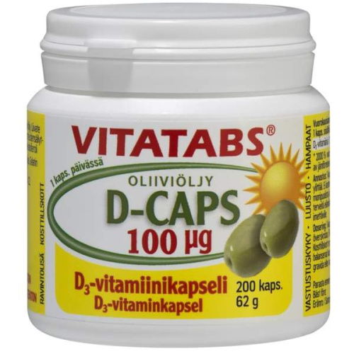 Vitatabs D 100mkg 200kaps