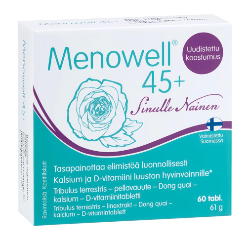 Menowell 45+ finulle nainen 60tabl 61g