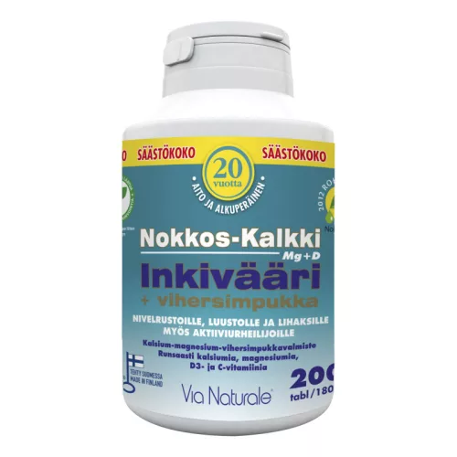 VN Nokkos-kalkki-inkivääri,  200tbl