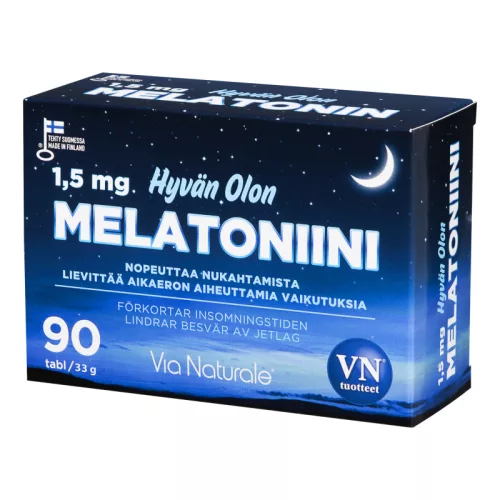 VN Hyvän Olon Melatoniini 1,5mg, 90tbl