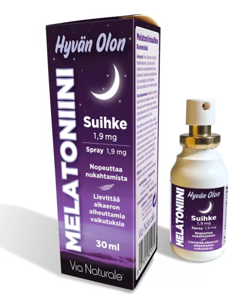 Hyvän Olon melatoniinisuihke 1,9 mg 30ml