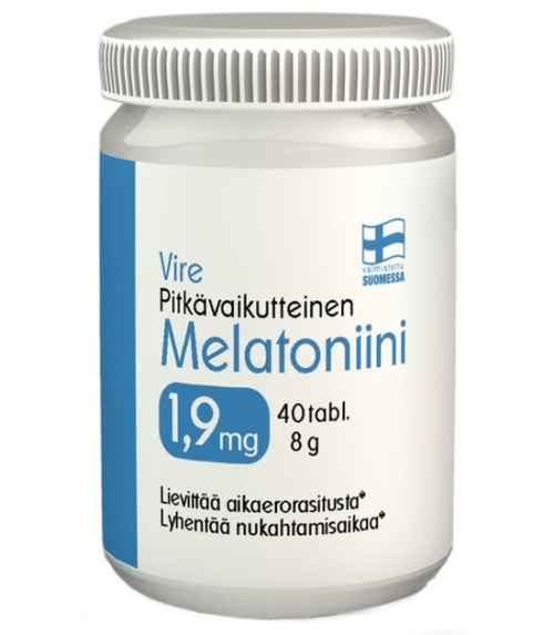 Vire Melatoniini pitkävaikutteinen 1,9mg