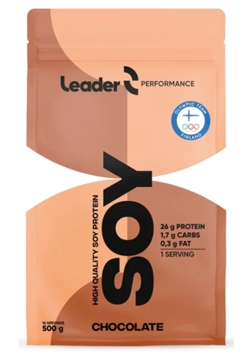Leader Soy Protein Chocolate 500 g proteiinijauhe