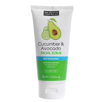 Beauty Formulas Cucumber & Avocado -kasvojen kuorinta 150 ml