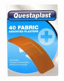 Questaplast Kangaslaastarit Lajitelma 40 kpl  
