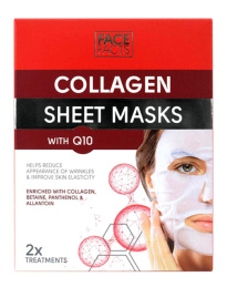 Face Facts Collagen &amp; Q10 Kangasnaamio 2 kpl
