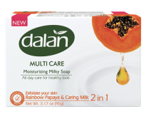 Dalan Multi Care Rainbow Papaya & Caring Milk WC-saippua 90g