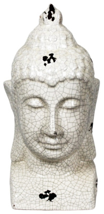 Buddhapatsas keraaminen, valkea