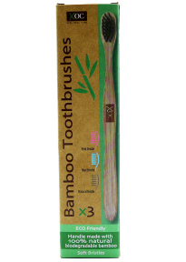 Xoc Bamboo Eko pehmeät hammasharjat 3Kpl