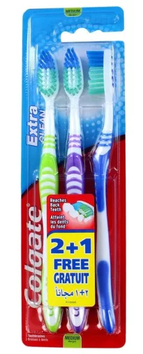 Colgate hammasharja extra clean 3kpl