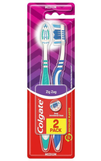 Colgate ZigZag medium hammasharja 2kpl